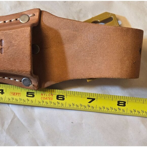 Hesston Leather Pliers Tool Sheath Holster Agriculture Advertising Farm Vintage - Picture 7 of 14